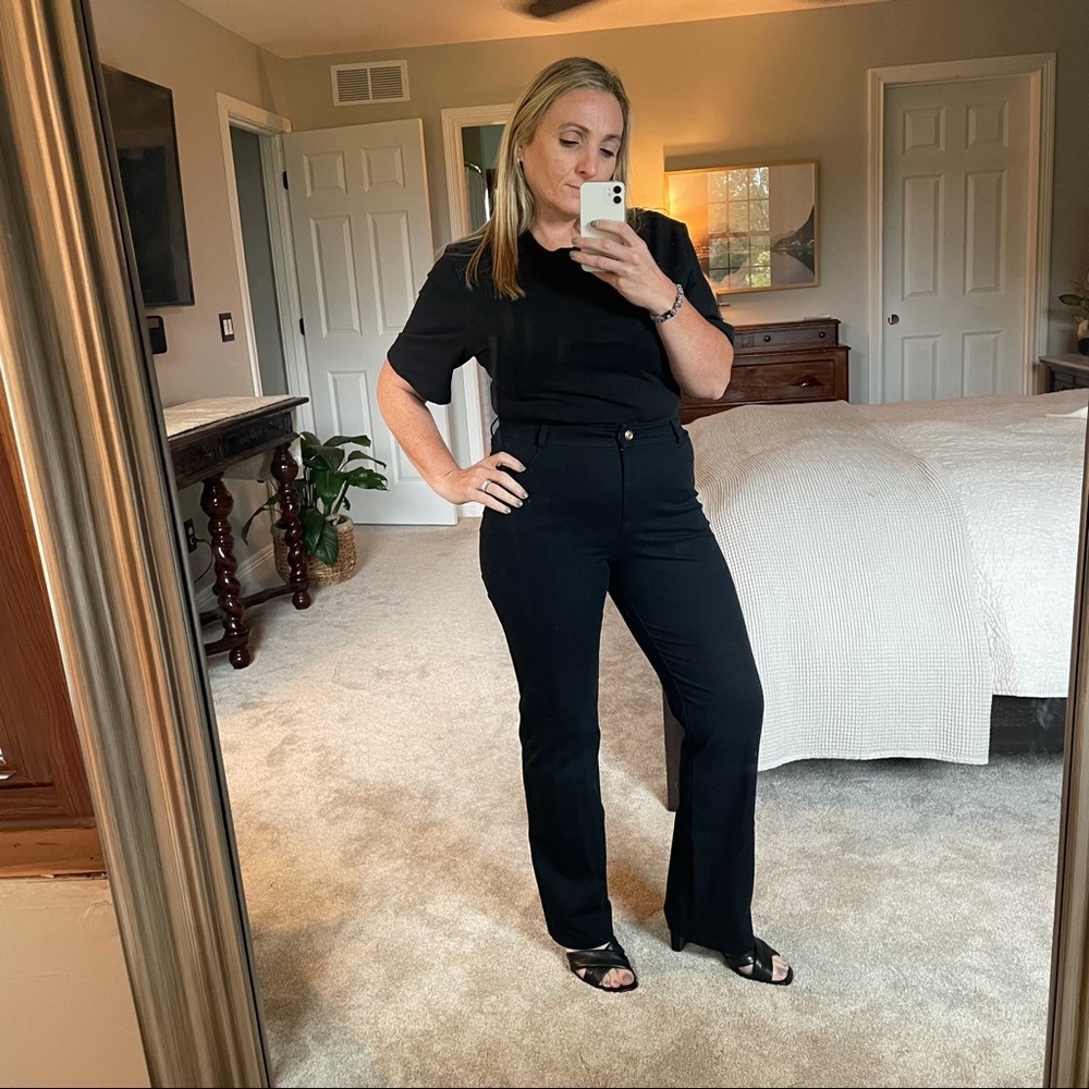 St John Caviar Black Pants